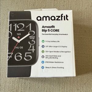 Bip 5 CORE Smartwatch - Black